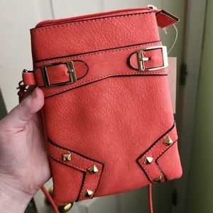 NWT Moda West coral purse